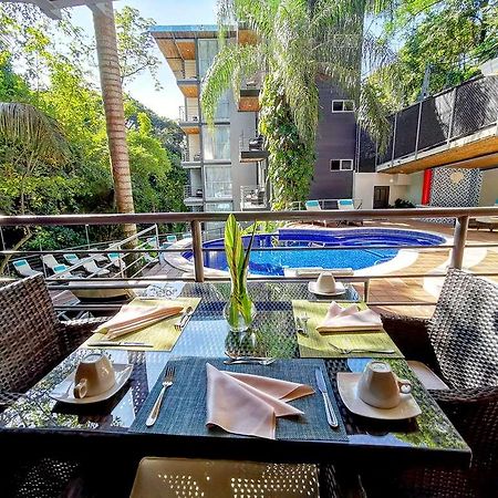 Jungle Vista Boutique Hotel مانويل أنطونيو المطعم الصورة