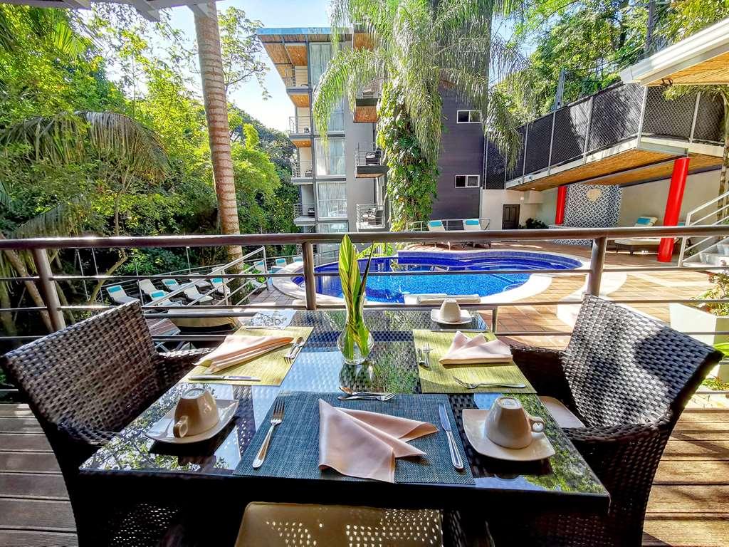 Jungle Vista Boutique Hotel مانويل أنطونيو المطعم الصورة